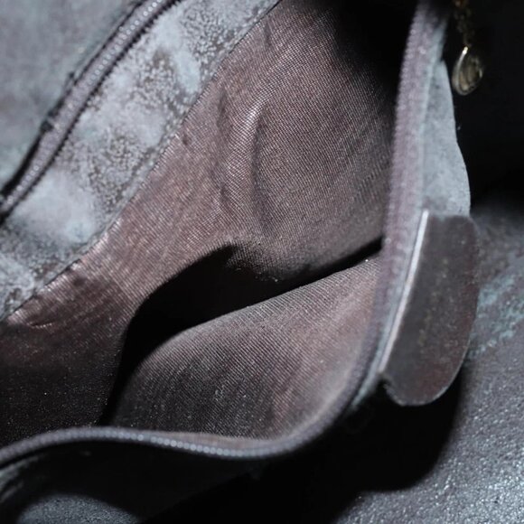 GUCCI Bamboo Shoulder Bag Leather 2way Brown Gold - Picture 14 of 16